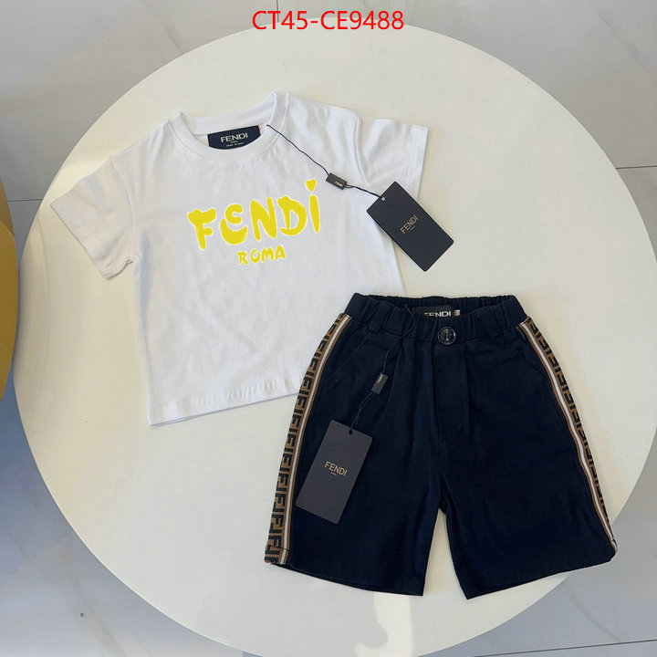 Kids clothing-Fendi,1:1 replica wholesale ID: CE9488,$: 45USD