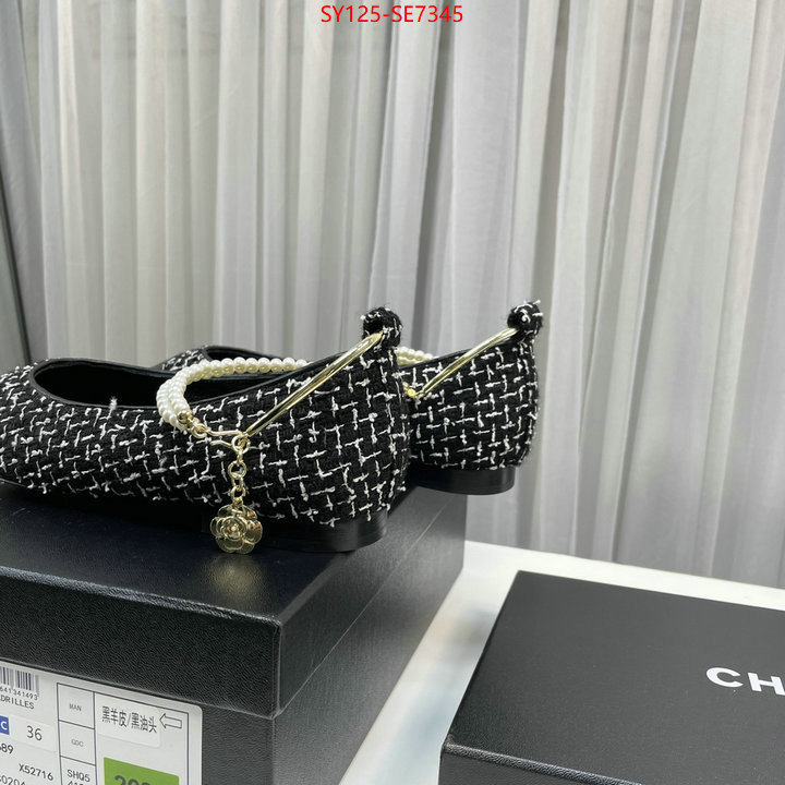 Women Shoes-Chanel,replica 1:1 ID: SE7345,$: 125USD