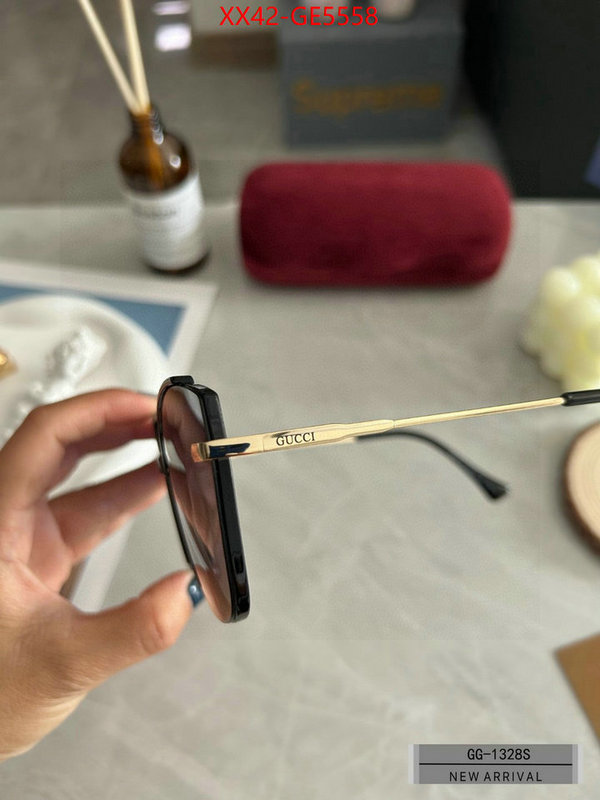 Glasses-Gucci,perfect quality ID: GE5558,$: 42USD