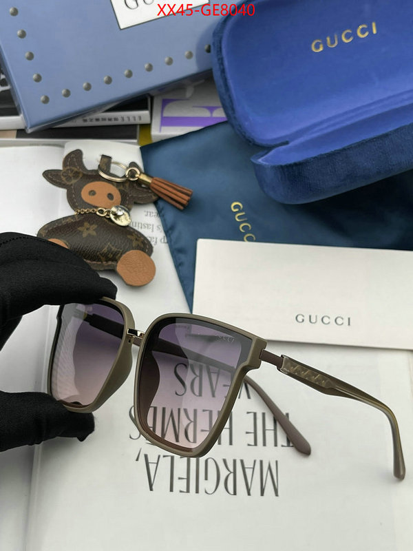 Glasses-Gucci,from china 2023 ID: GE8040,$: 45USD