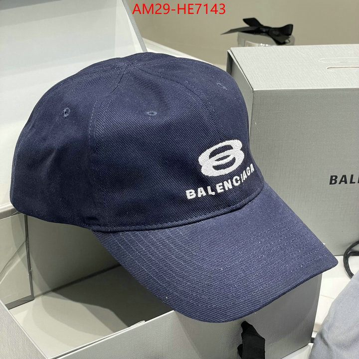 Cap (Hat)-Balenciaga,7 star quality designer replica ID: HE7143,$: 29USD