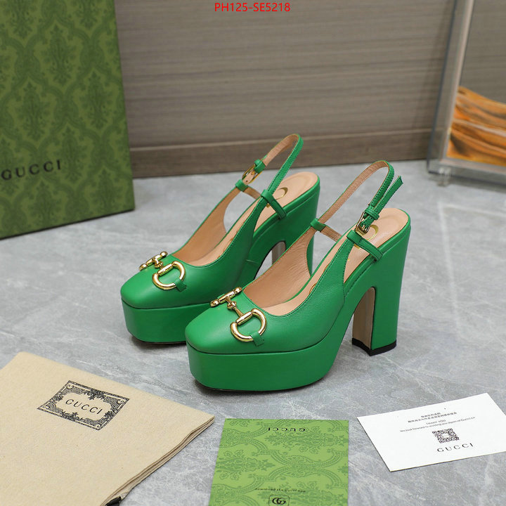 Women Shoes-Gucci,fashion replica ID: SE5218,$: 125USD