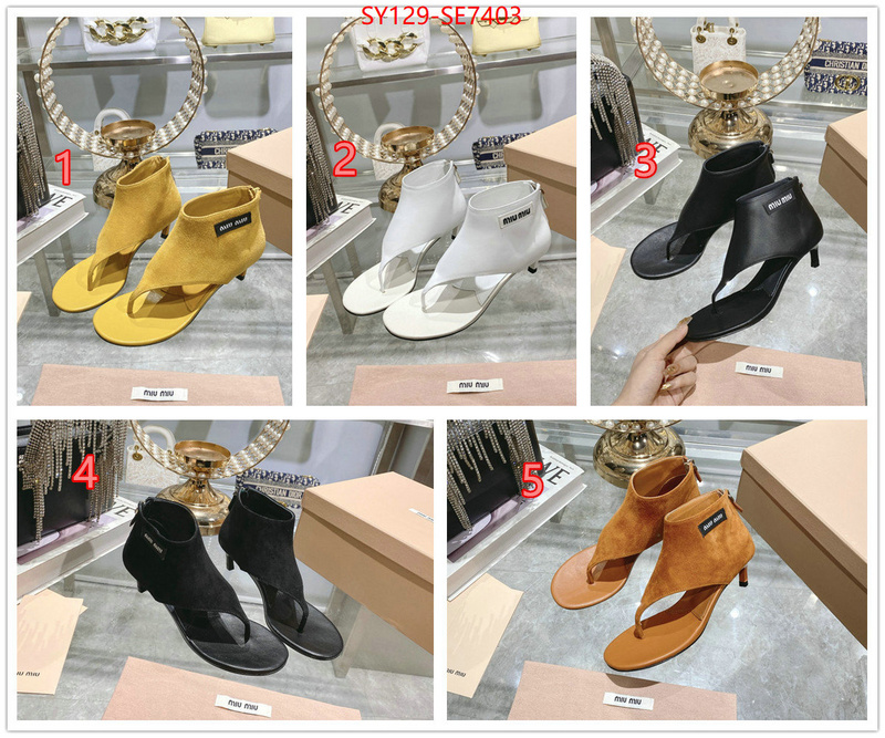 Women Shoes-Miu Miu,buy the best replica ID: SE7403,$: 129USD