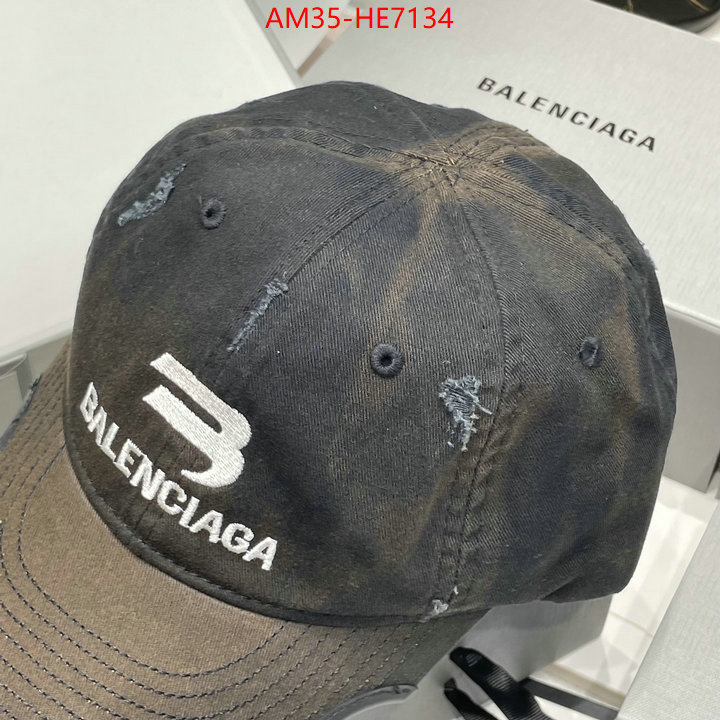 Cap (Hat)-Balenciaga,replcia cheap from china ID: HE7134,$: 35USD