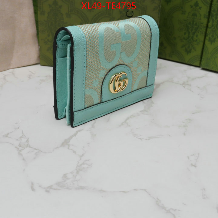 Gucci Bags(4A)-Wallet-,top 1:1 replica ID: TE4795,$: 49USD