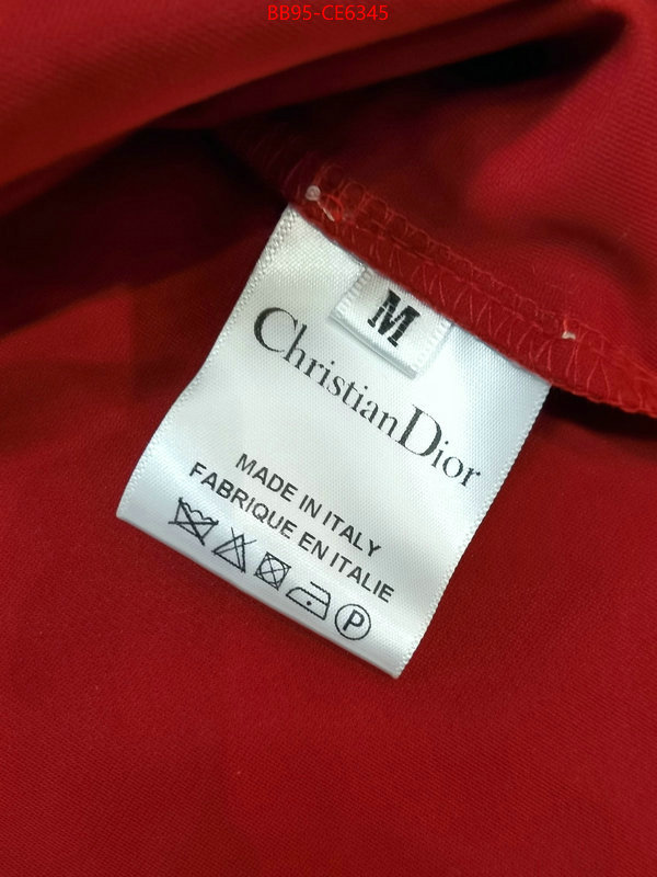 Clothing-Dior,brand designer replica ID: CE6345,$: 95USD