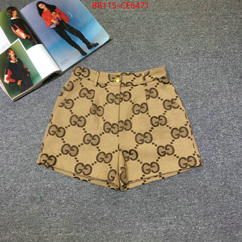 Clothing-Gucci,replica best ID: CE6471,$: 115USD