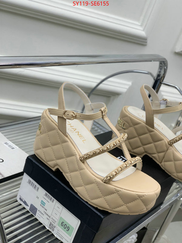 Women Shoes-Chanel,the highest quality fake ID: SE6155,$: 119USD