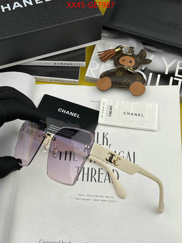 Glasses-Chanel,perfect quality ID: GE7987,$: 45USD
