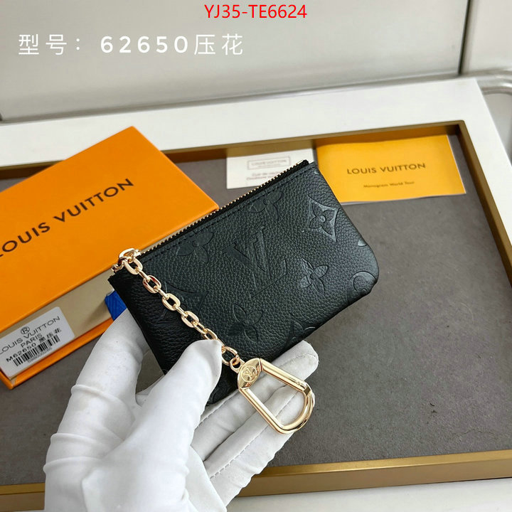 LV Bags(4A)-Wallet,what best replica sellers ID: TE6624,$: 35USD