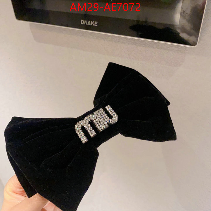 Hair band-MIU MIU,2023 perfect replica designer ID: AE7072,$: 29USD