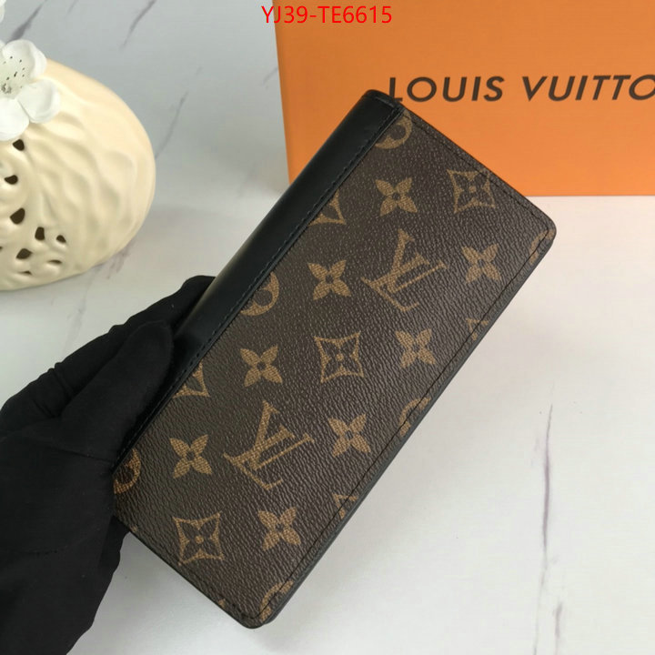 LV Bags(4A)-Wallet,perfect ID: TE6615,$: 39USD