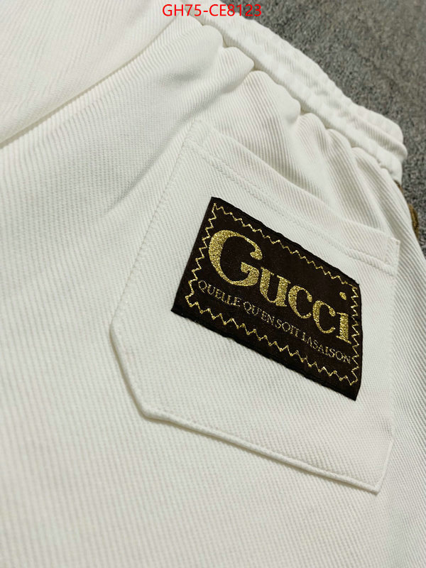 Clothing-Gucci,7 star replica ID: CE8123,$: 75USD