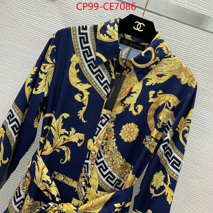 Clothing-Versace,what best designer replicas ID: CE7086,$: 99USD