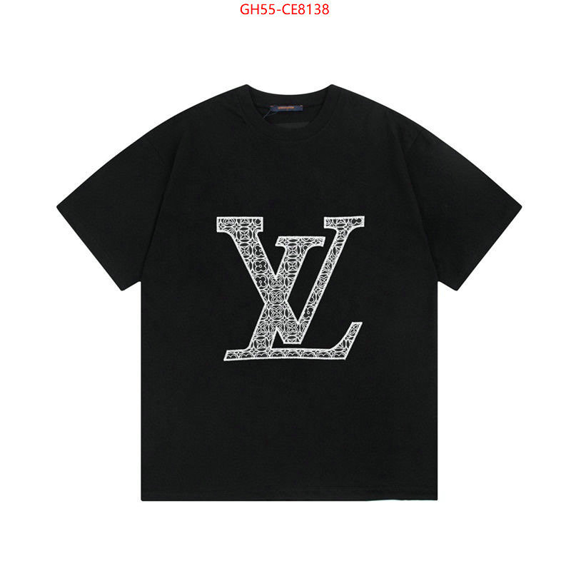 Clothing-LV,top perfect fake ID: CE8138,$: 55USD