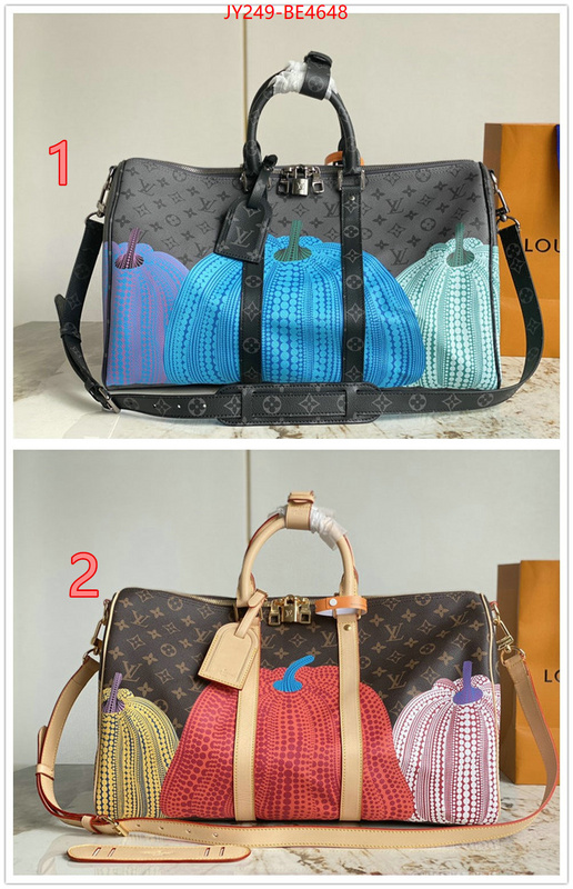 LV Bags(TOP)-Keepall BandouliRe 45-50-,designer fake ID: BE4648,$: 249USD