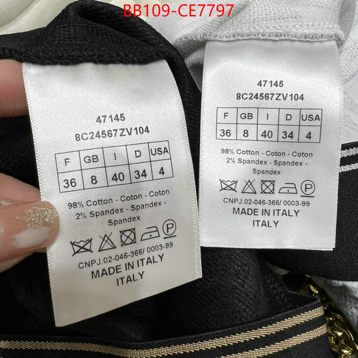 Clothing-Dior,replica wholesale ID: CE7797,$: 109USD