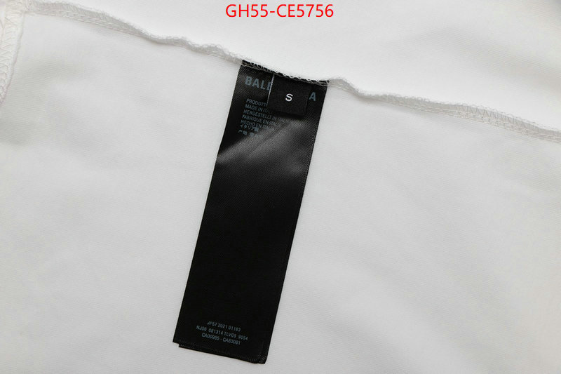 Clothing-Balenciaga,the quality replica ID: CE5756,$: 55USD