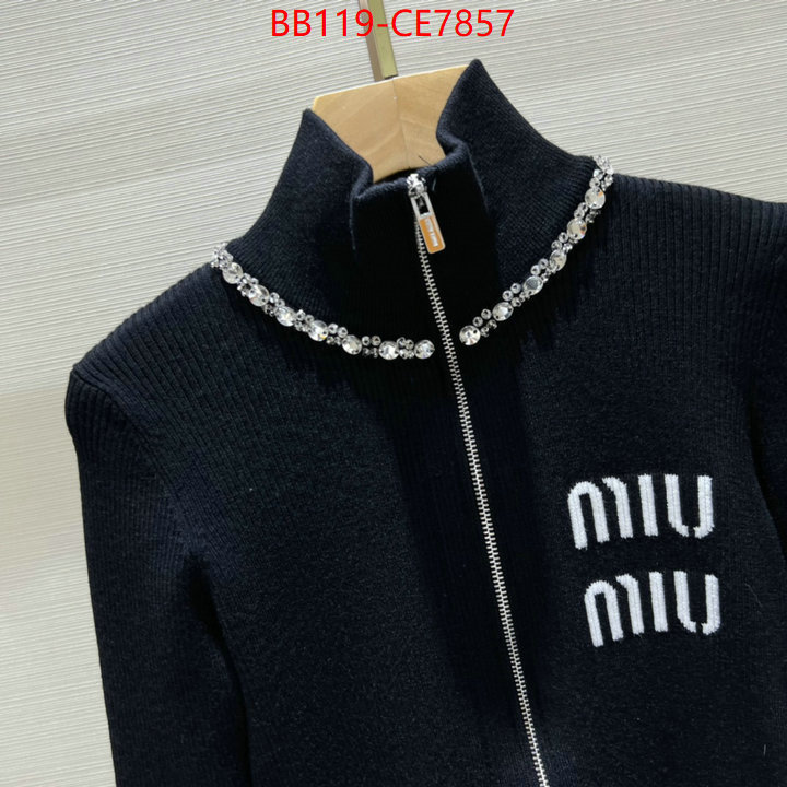 Clothing-MIU MIU,buying replica ID: CE7857,$: 119USD