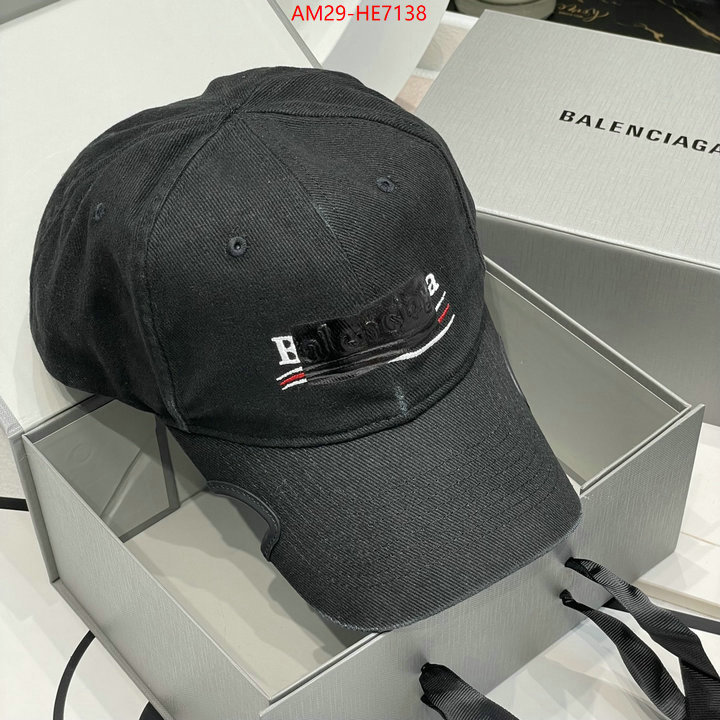 Cap (Hat)-Balenciaga,replica every designer ID: HE7138,$: 29USD