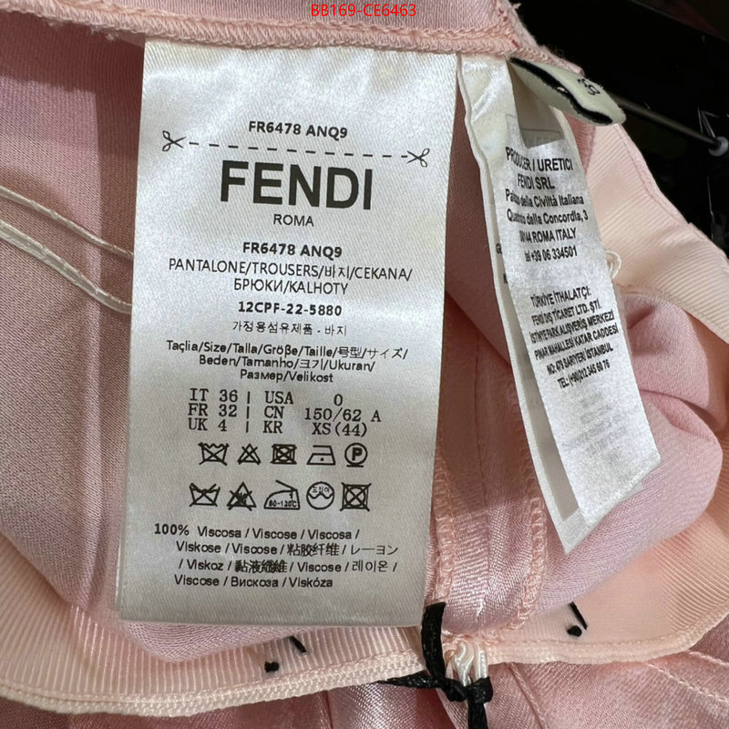 Clothing-Fendi,where to buy fakes ID: CE6463,$: 169USD