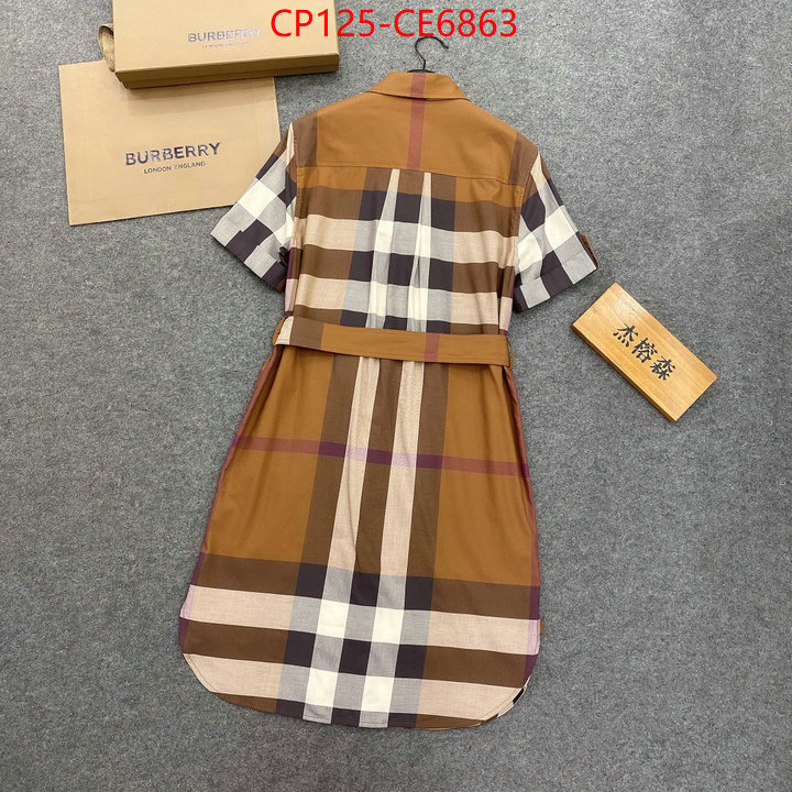 Clothing-Burberry,designer wholesale replica ID: CE6863,$: 125USD