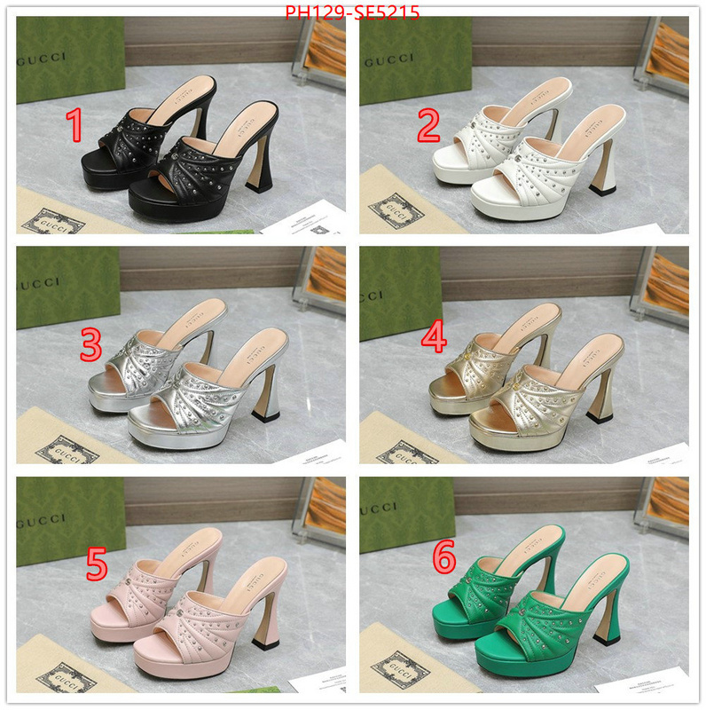 Women Shoes-Gucci,aaaaa replica ID: SE5215,$: 129USD