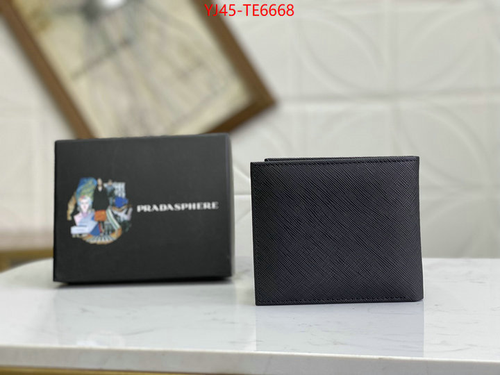 Prada Bags(4A)-Wallet,where to find the best replicas ID: TE6668,$: 45USD