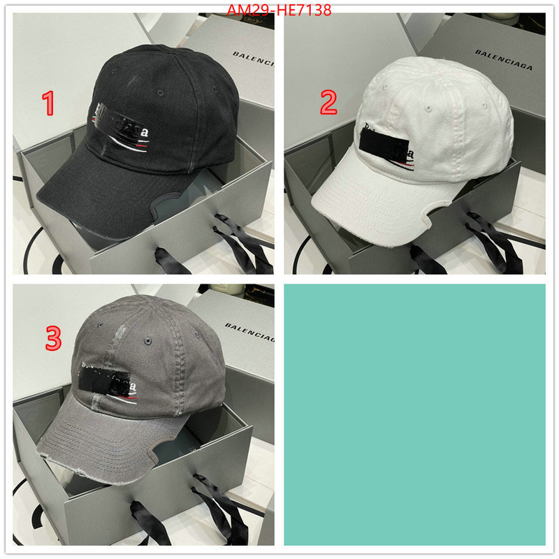 Cap (Hat)-Balenciaga,replica every designer ID: HE7138,$: 29USD