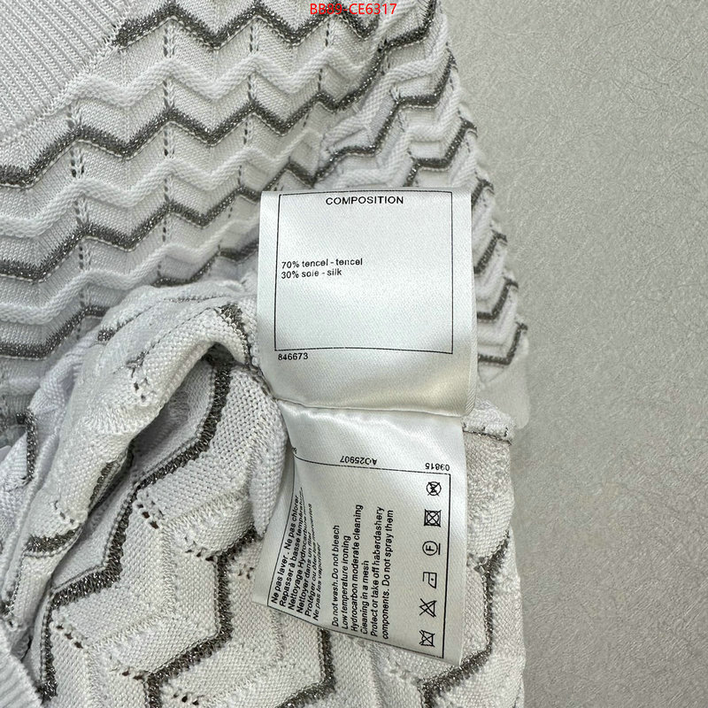 Clothing-Chanel,fake designer ID: CE6317,$: 89USD