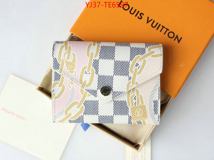 LV Bags(4A)-Wallet,high quality online ID: TE6597,$: 37USD
