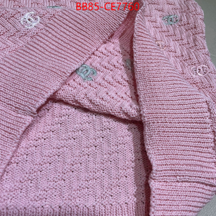 Clothing-Chanel,replica designer ID: CE7760,$: 85USD