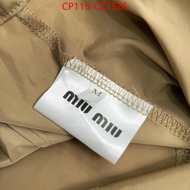 Clothing-MIU MIU,luxury 7 star replica ID: CE7526,