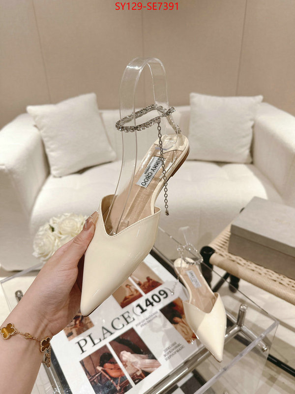 Women Shoes-Jimmy Choo,mirror copy luxury ID: SE7391,$: 129USD