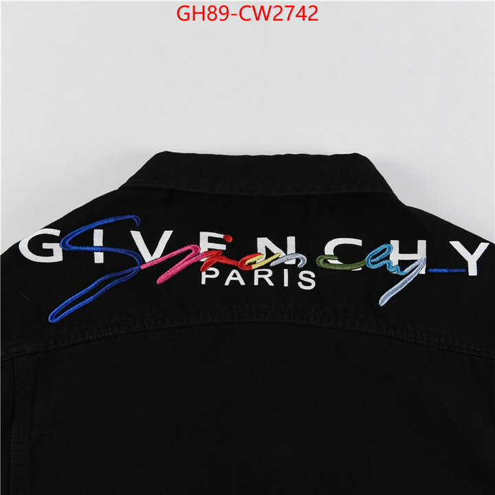 Clothing-Givenchy,designer fashion replica ID: CW2742,$: 89USD