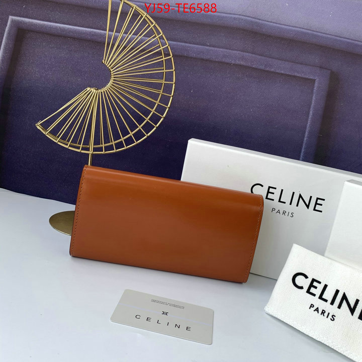 CELINE Bags(4A)-Wallet,2023 luxury replicas ID: TE6588,$: 59USD