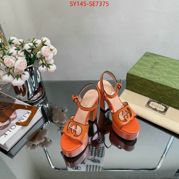 Women Shoes-Gucci,aaaaa replica designer ID: SE7375,$: 145USD