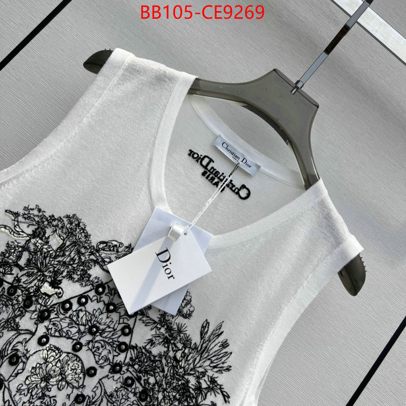 Clothing-Dior,top quality fake ID: CE9269,$: 105USD