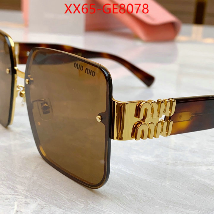 Glasses-Miu Miu,only sell high-quality ID: GE8078,$: 65USD