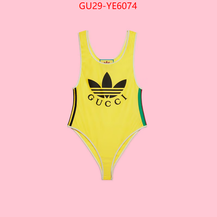 Swimsuit-GUCCI,replica aaaaa+ designer ID: YE6074,$: 29USD