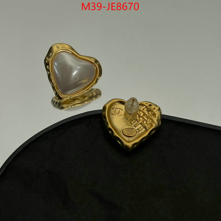 Jewelry-Chanel,cheap wholesale ID: JE8670,$: 39USD