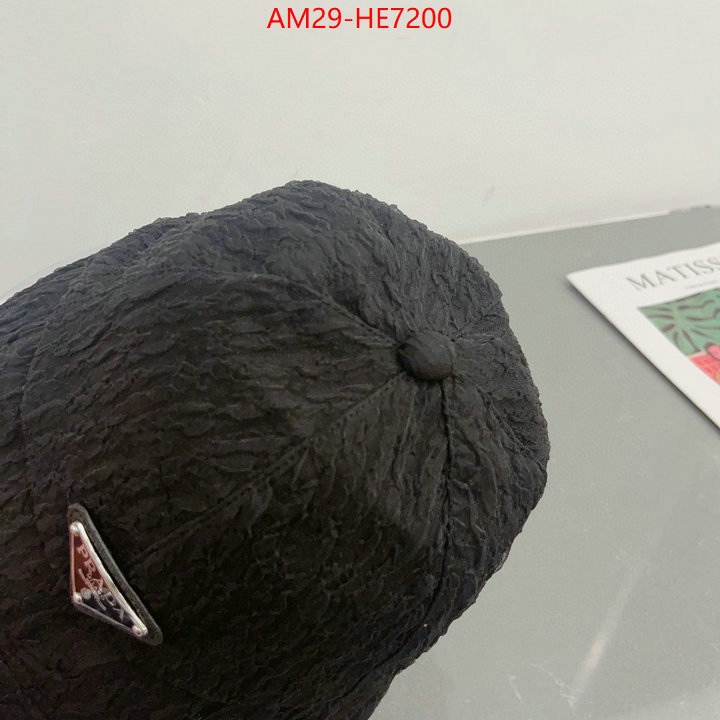 Cap (Hat)-Prada,how to buy replcia ID: HE7200,$: 29USD