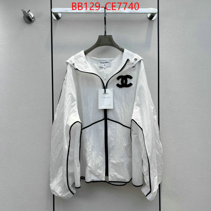 Clothing-Chanel,buy best quality replica ID: CE7740,$: 129USD