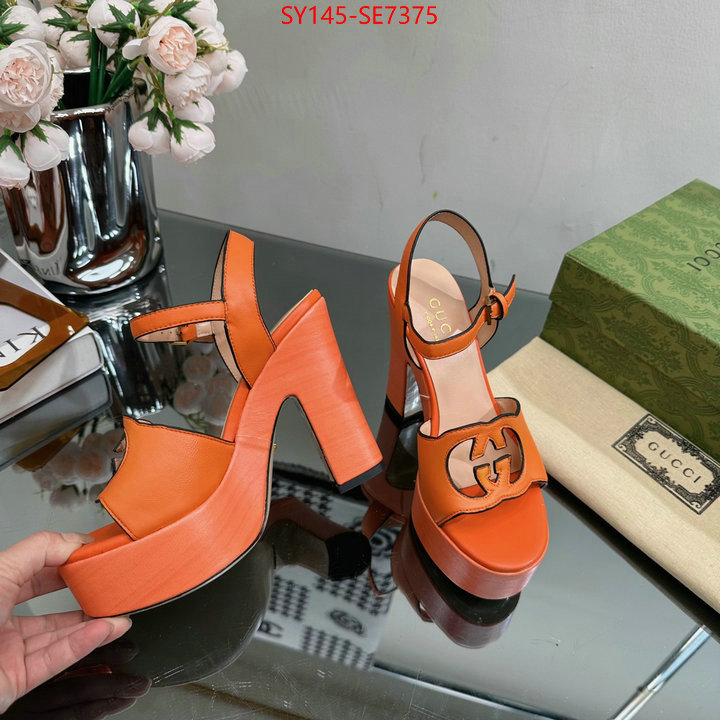 Women Shoes-Gucci,aaaaa replica designer ID: SE7375,$: 145USD