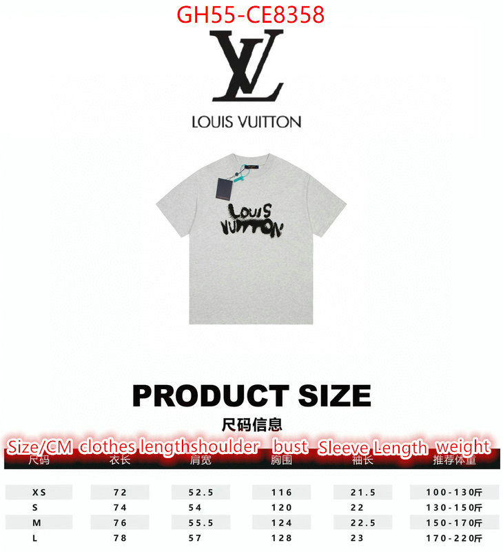 Clothing-LV,how can i find replica ID: CE8358,$: 55USD