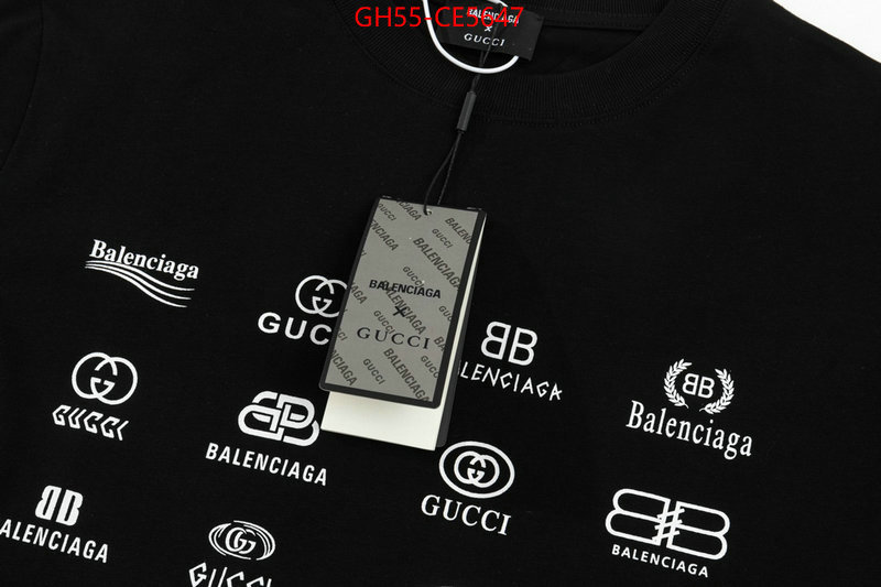 Clothing-Gucci,luxury 7 star replica ID: CE5647,$: 55USD