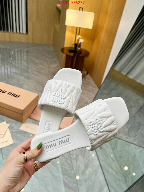 Women Shoes-Miu Miu,designer 7 star replica ID: SE5237,$: 89USD