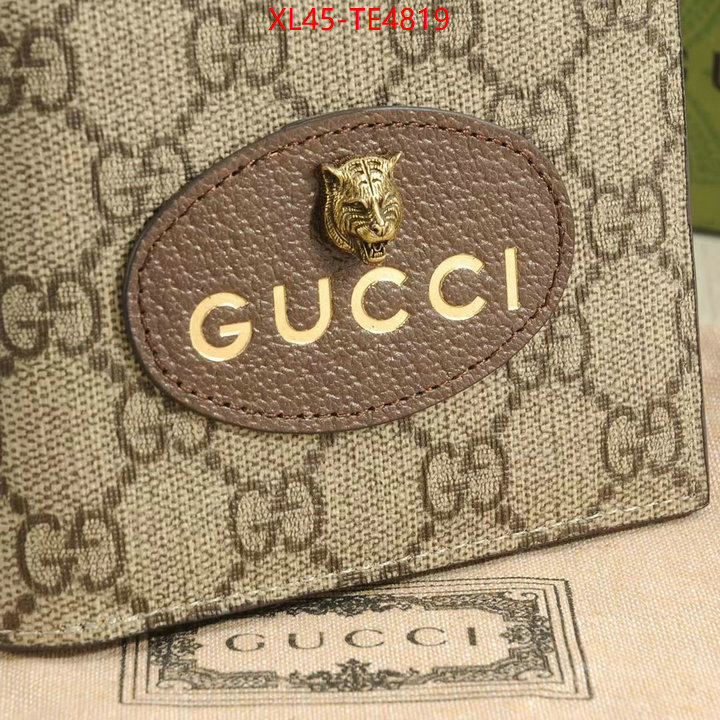 Gucci Bags(4A)-Wallet-,high quality designer replica ID: TE4819,$: 45USD