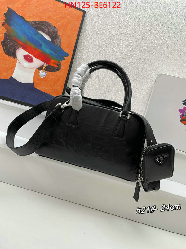 Prada Bags(4A)-Handbag-,good quality replica ID: BE6122,$: 125USD