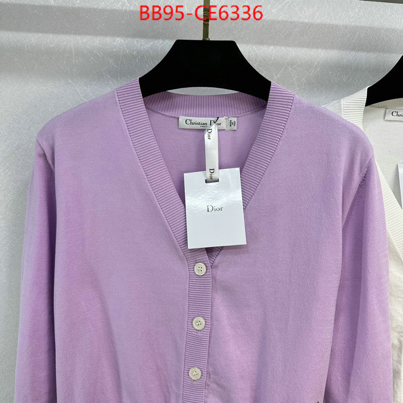 Clothing-Dior,perfect quality designer replica ID: CE6336,$: 95USD